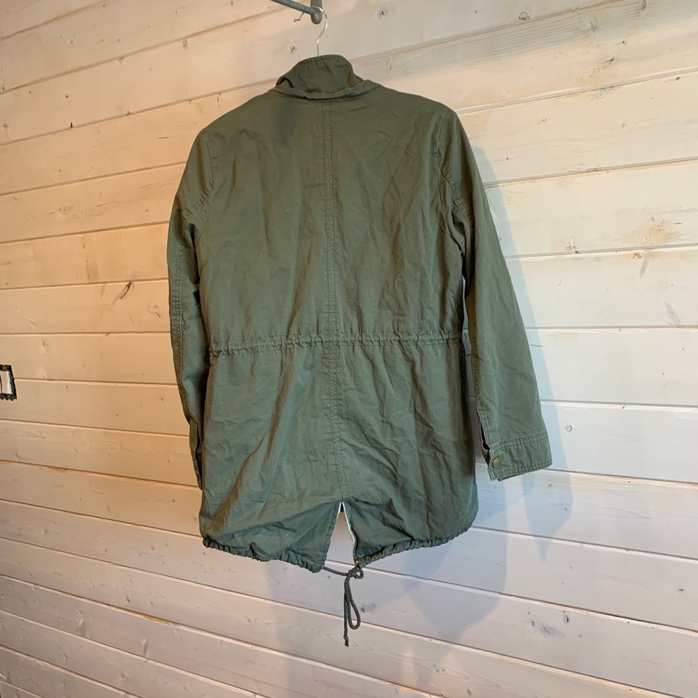 Yoki Outerwear Collection | Olive Utility Spring Jacket - Picture 5 of 6